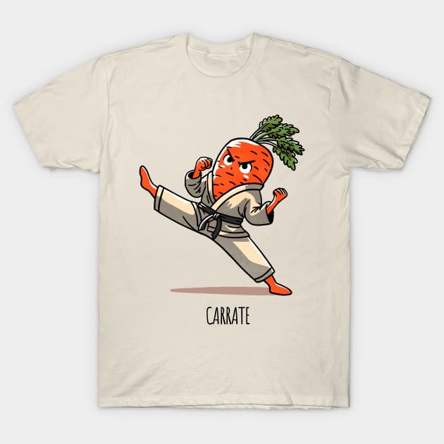 Carrate Karate Carrot T-Shirt by FanFreak